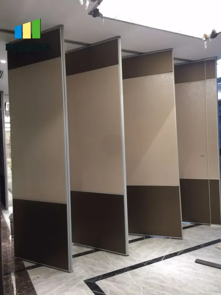 exhibition sliding partition supplier top hung track system