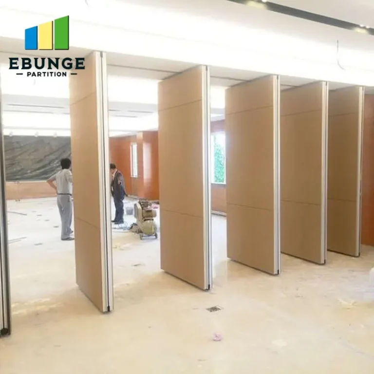 sliding partition wall system for conference room project