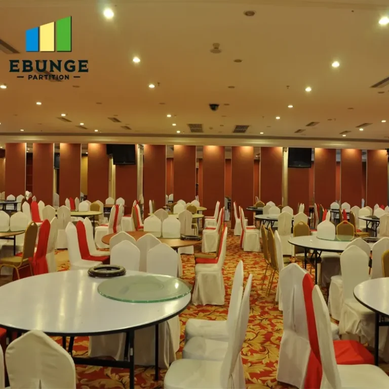 folding partition checklist for hotel ballroom