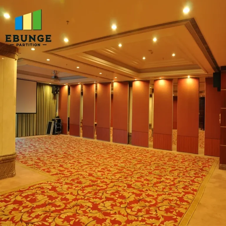 movable partition drawing review for hotel ballroom