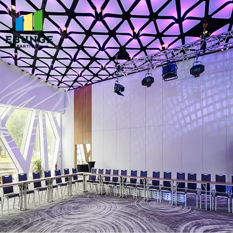 sliding folding partition movable walls top hung track system