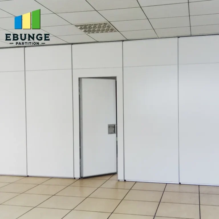 movable partition finishes in a hospital consultation room