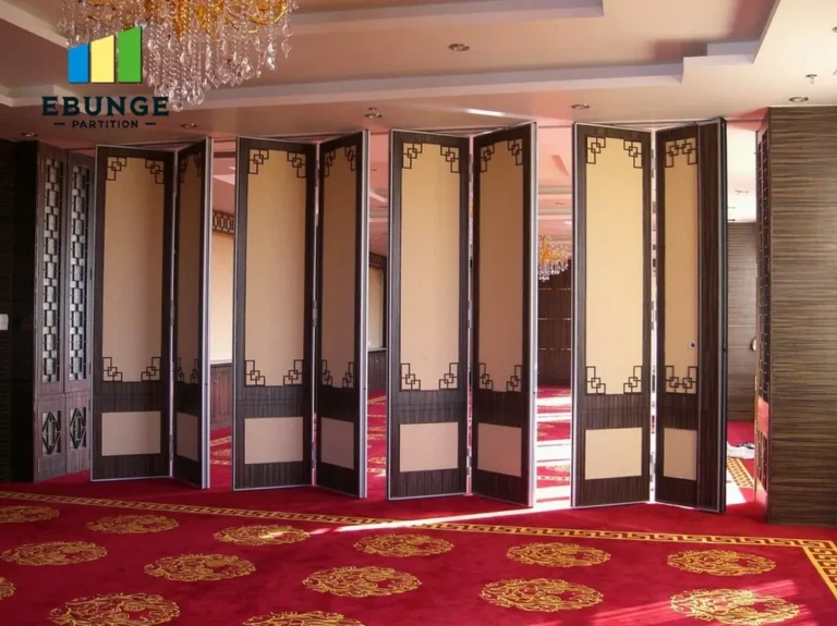 sliding wall system panel stacking layout