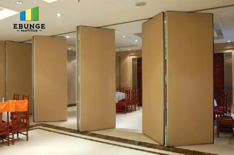 sliding partition technical specification commercial project example