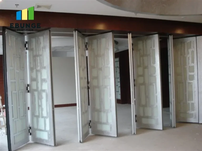 restaurant sliding partition supplier panel stacking layout