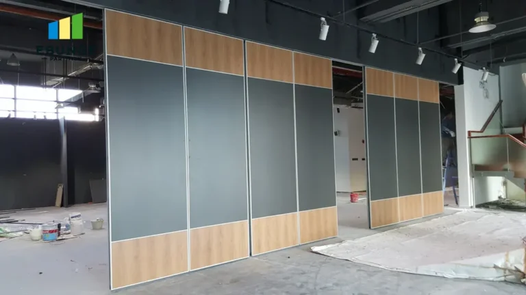 school sliding partition planning for conference room project