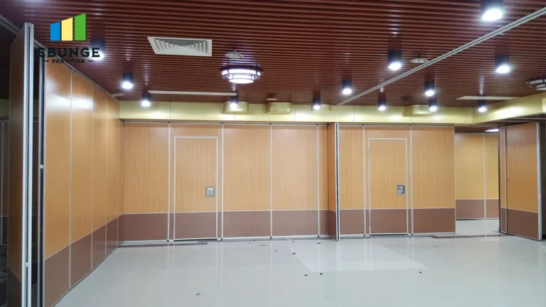 sliding wall system for conference room project