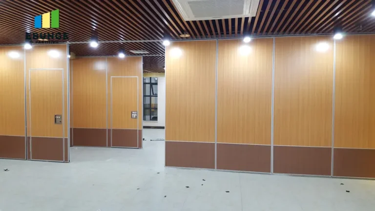 restaurant movable partition top hung track system