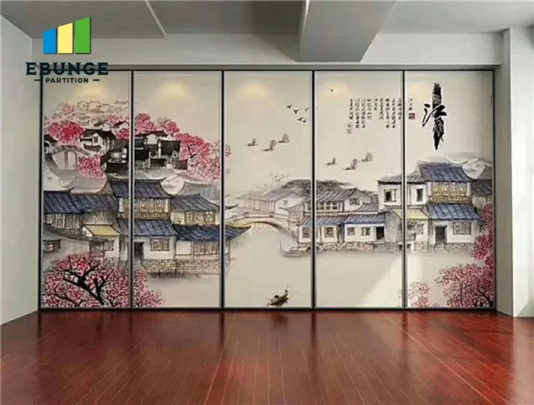 movable partition pass door planning panel stacking layout