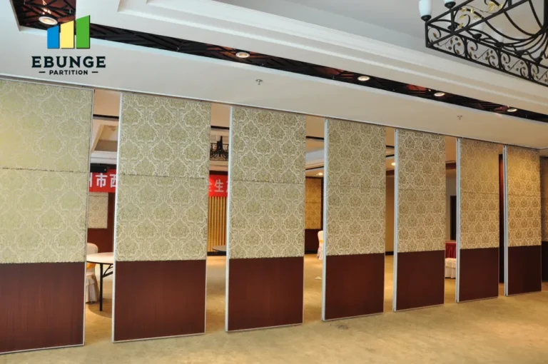 sliding partition supplier evaluation panel stacking layout