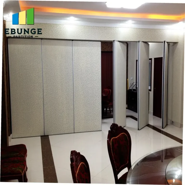 movable partition procurement planning in a modern training center