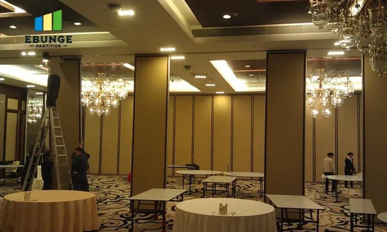 sliding partition for living room for hotel ballroom