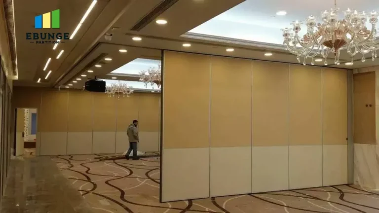 sliding partition supplier evaluation panel stacking layout