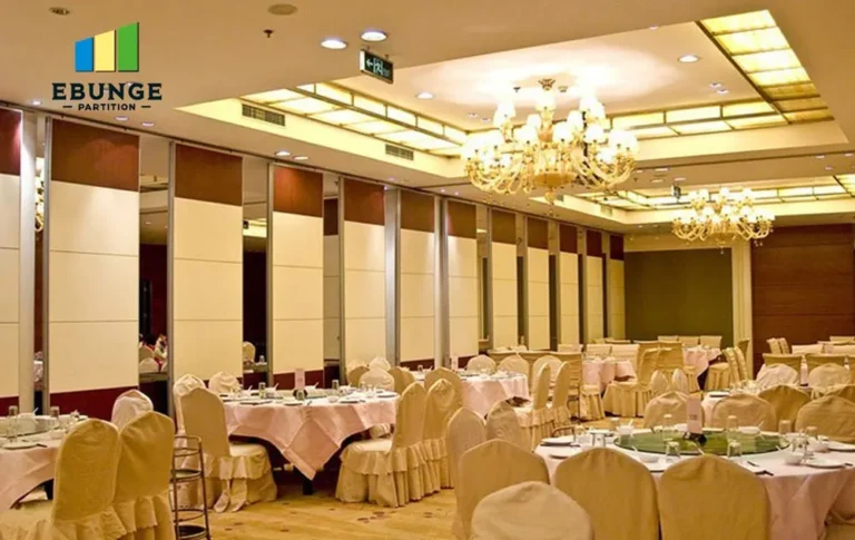 folding partitions commercial project example
