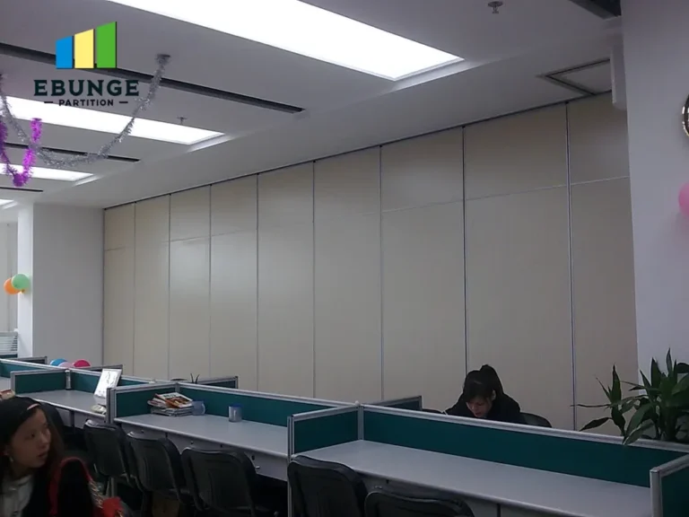 sliding partitions top hung track system