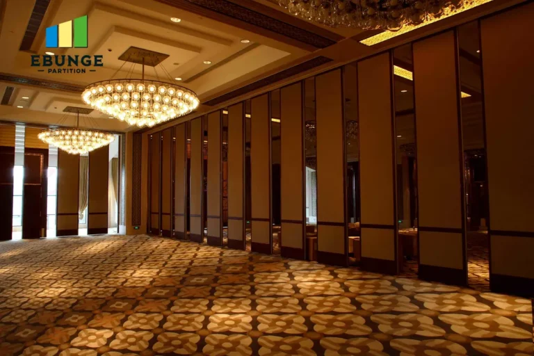 folding partition wall supplier selection for hotel ballroom
