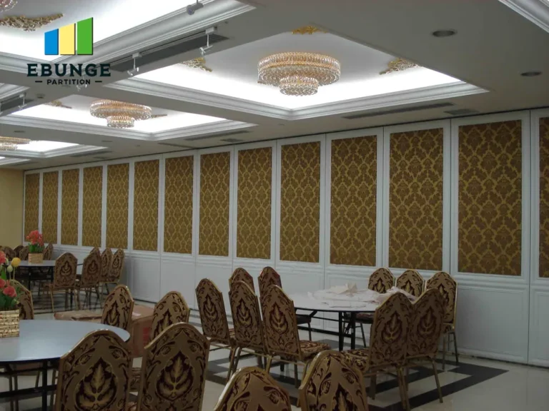 folding partition room divider commercial project example
