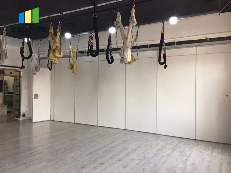 school sliding partition design top hung track system