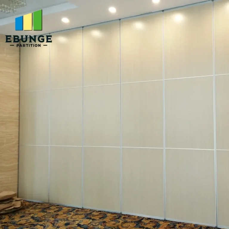 sliding partition wall maintenance planning for hotel ballroom