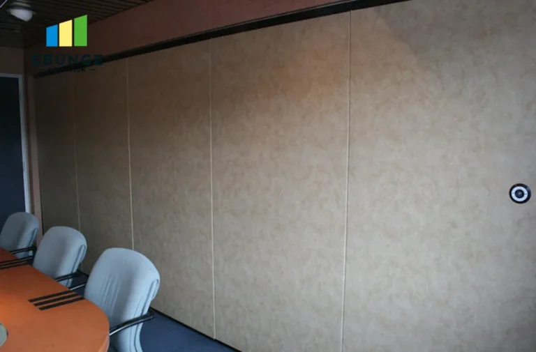 sliding partitions for office meeting room with acoustic movable wall