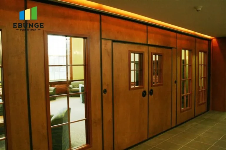 restaurant folding partition planning for conference room project