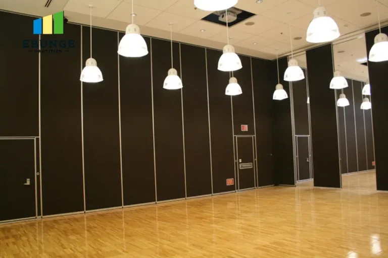 training center folding partition supplier commercial project example