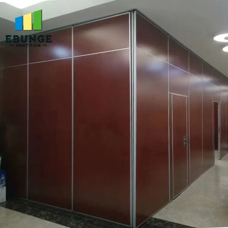 different finish options for sliding folding walls in healthcare settings
