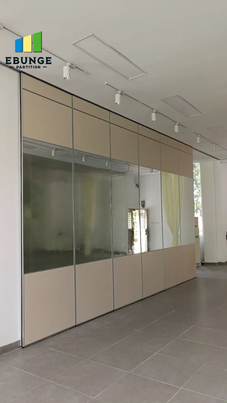 folding partition wall planning commercial project example