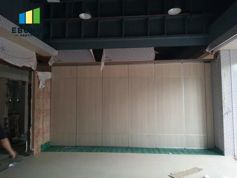 movable partition drawing review for hotel ballroom