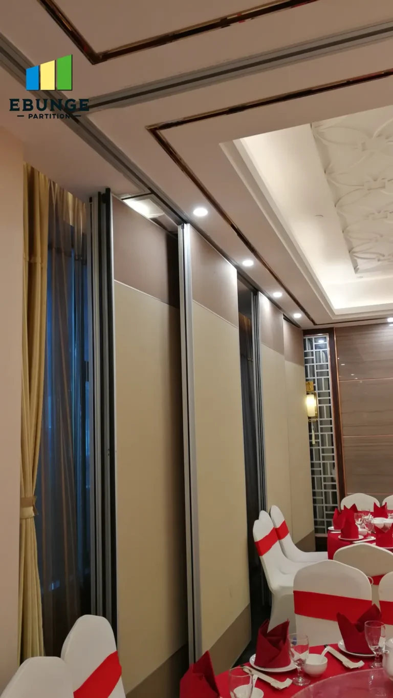 sliding partition supplier evaluation top hung track system