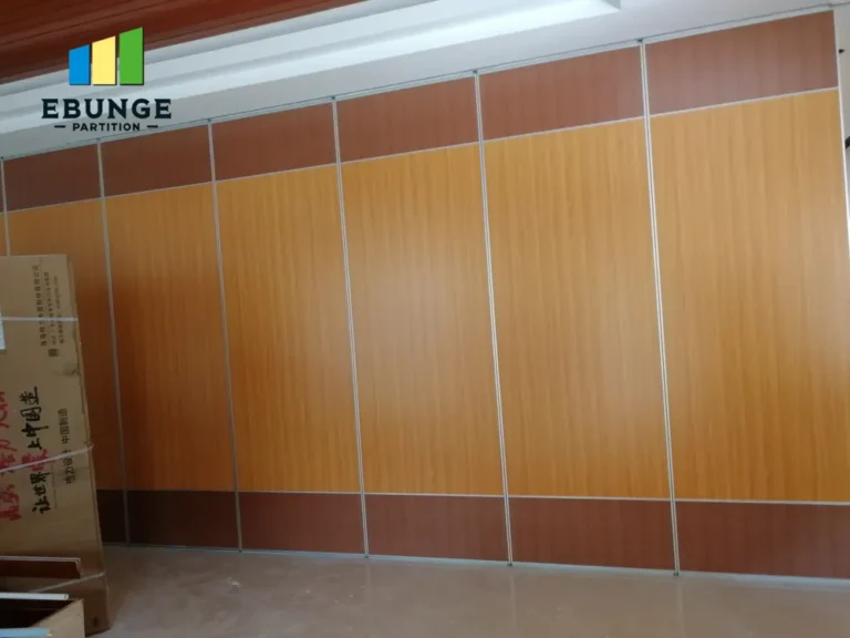 movable partition finishes panel stacking layout