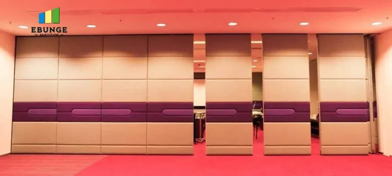 sliding wall system panel stacking layout