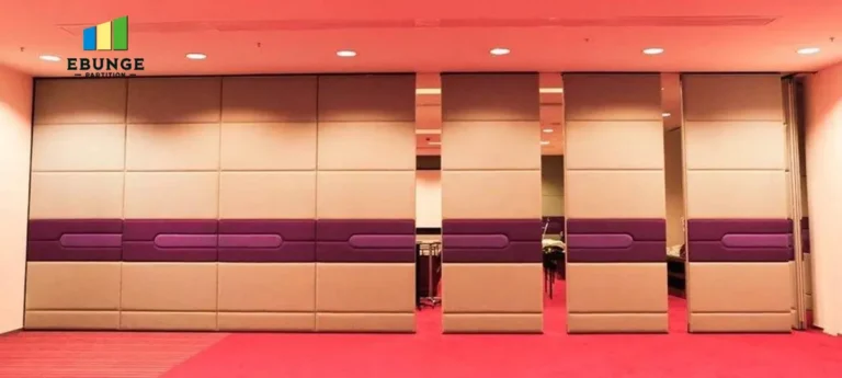 movable partition wall in singapore restaurant private room