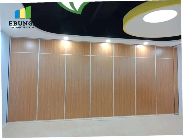 folding wall system for conference room project