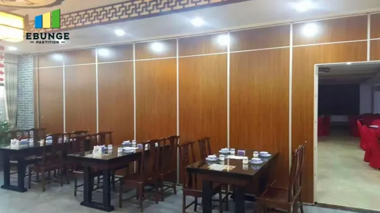 movable partition ceiling support commercial project example