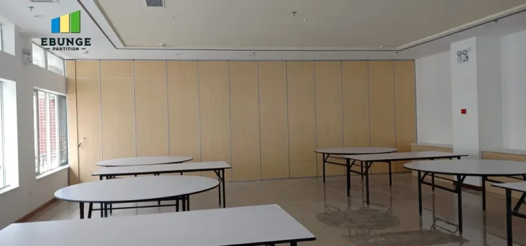 restaurant sliding partition planning top hung track system