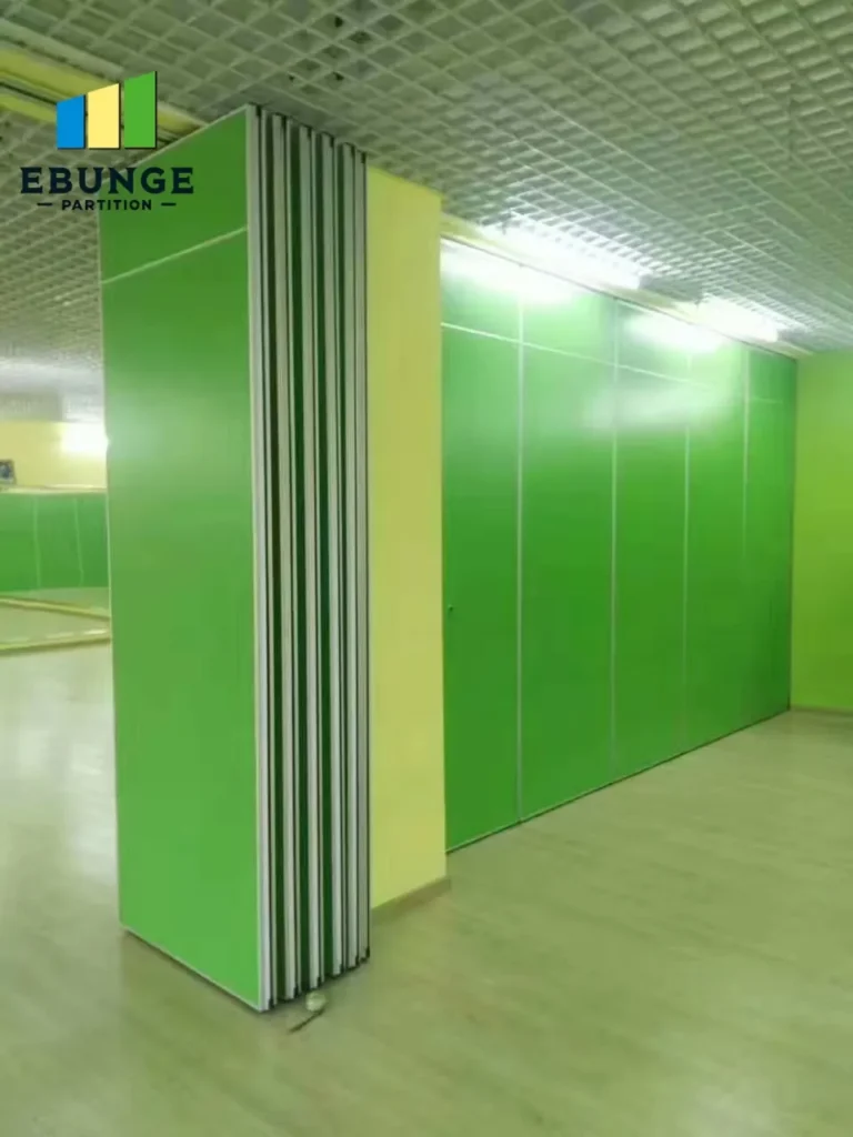 sliding partition wall design criteria top hung track system