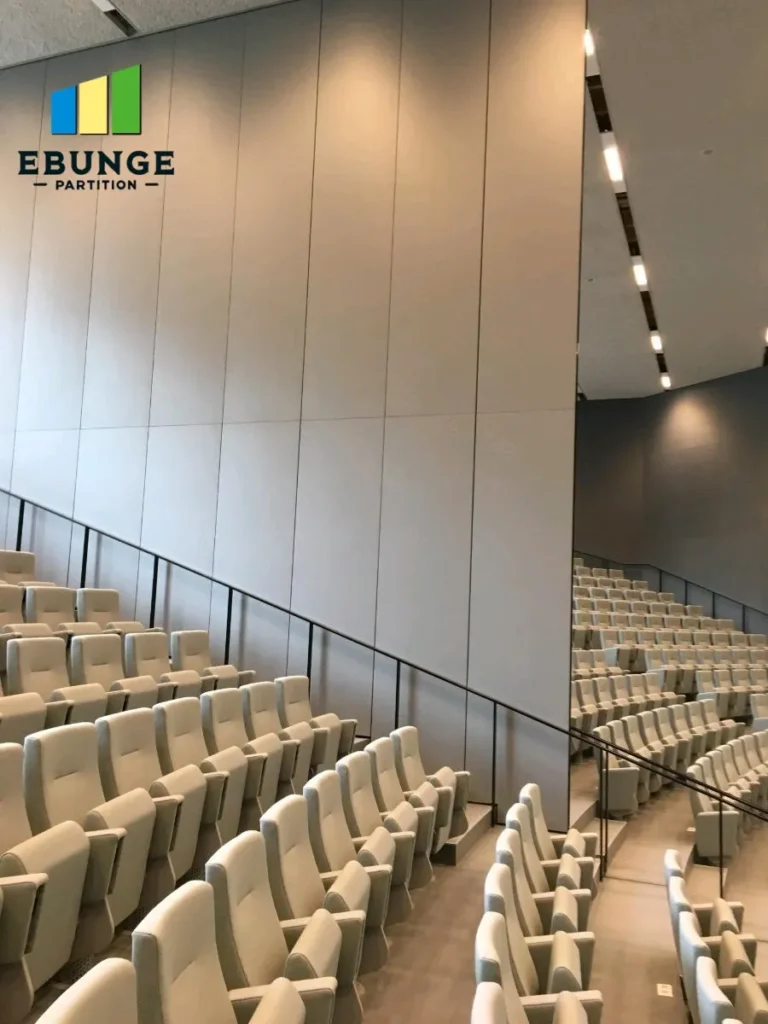 hospital folding partition design panel stacking layout