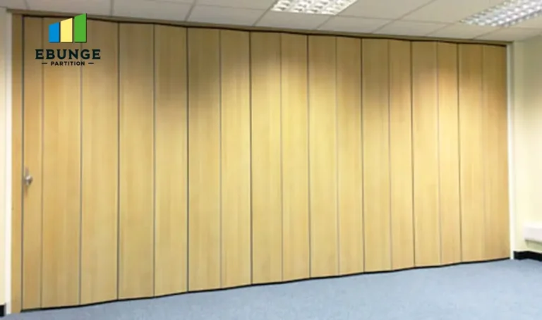 sliding partitions for office with acoustic panels