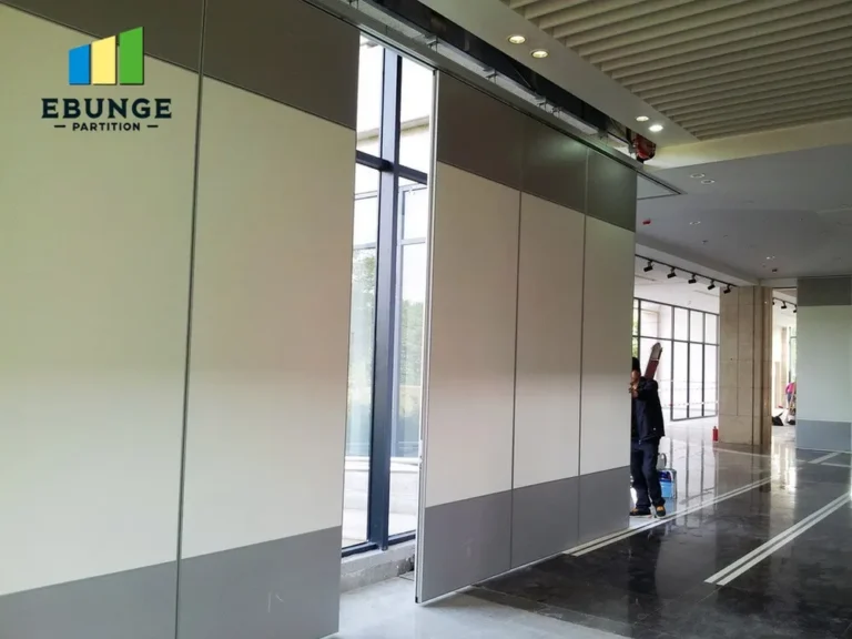folding partition checklist for conference room project
