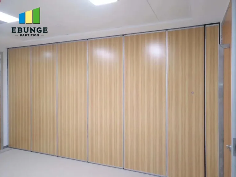 folding movable partition wall commercial project example