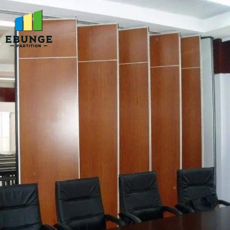 restaurant folding partition design panel stacking layout