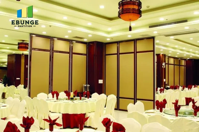 hospital consultation room with retractable partition wall closed for privacy