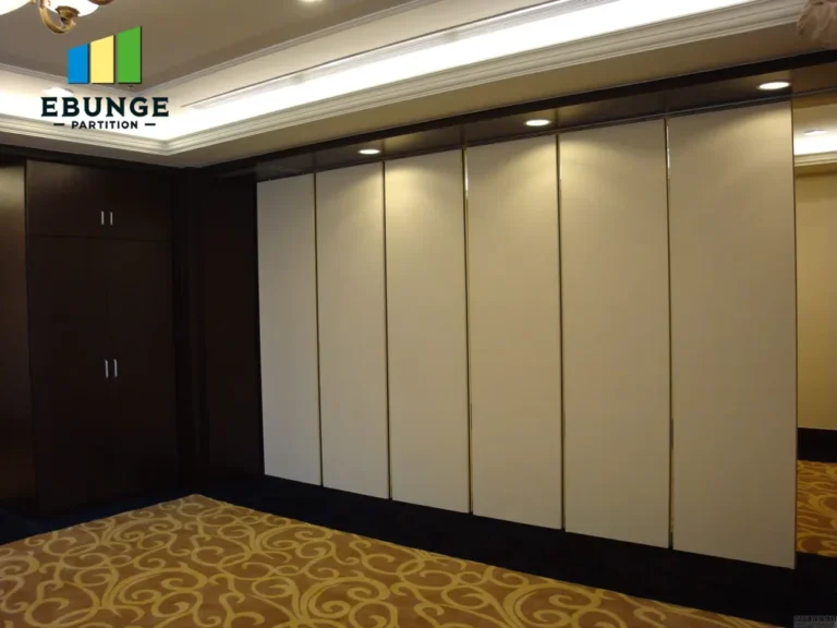 stc rating movable partition panel stacking layout