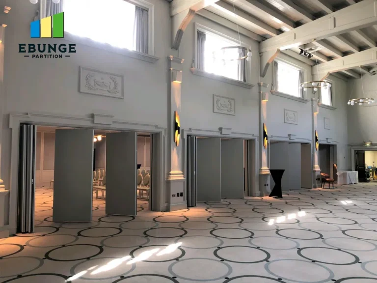 movable partition stacking layout for conference room project