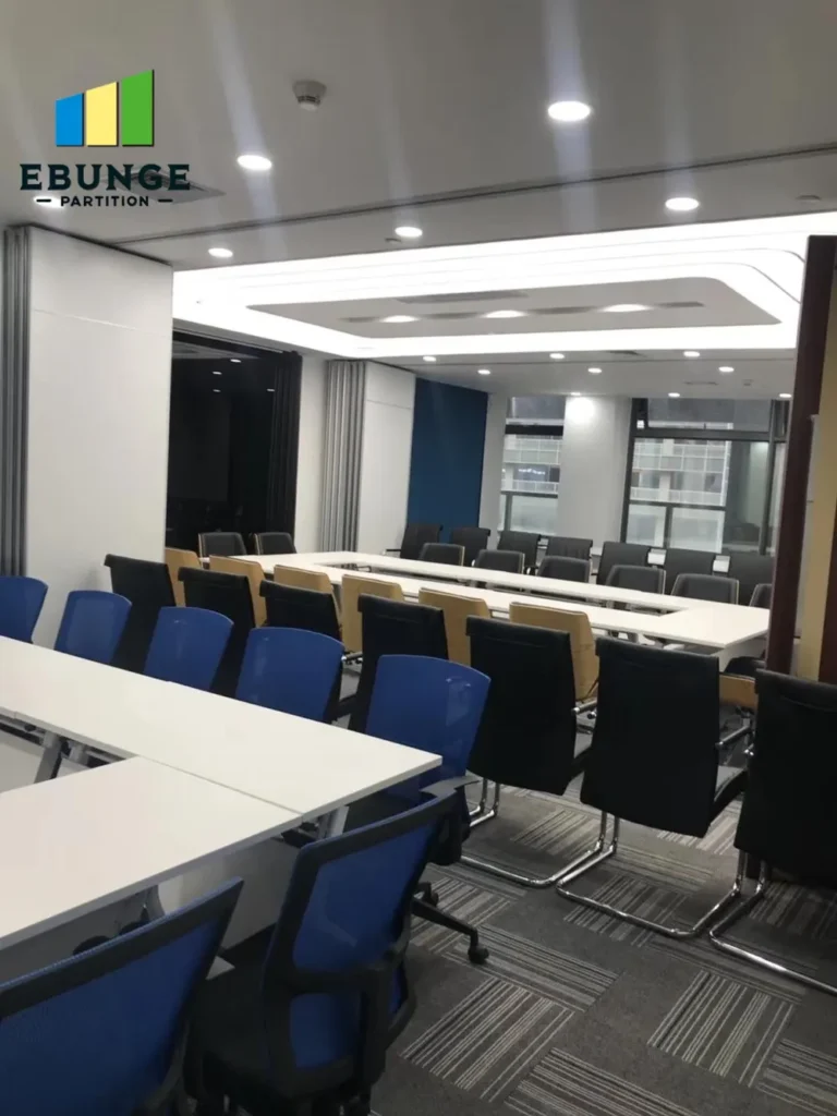 sliding partition planning panel stacking layout
