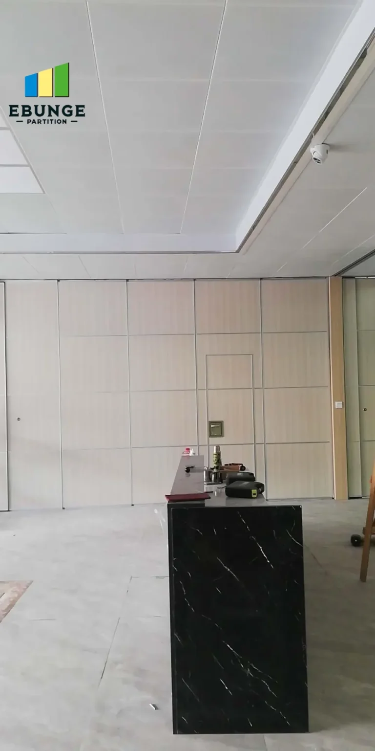 sliding partition wall cost commercial project example