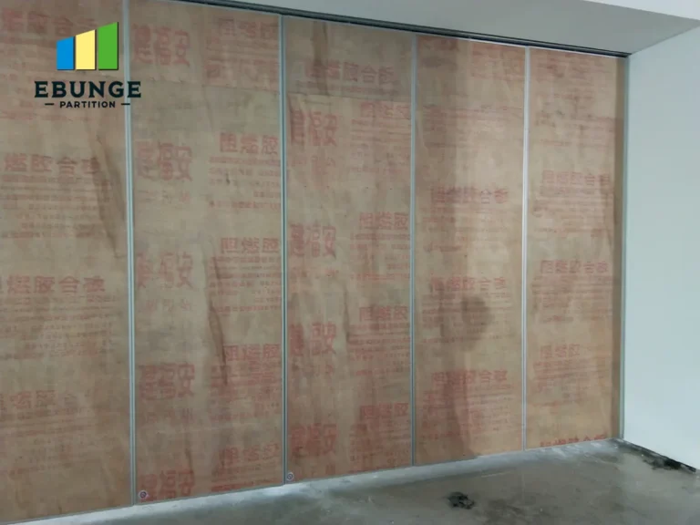 folding partition checklist for hotel ballroom