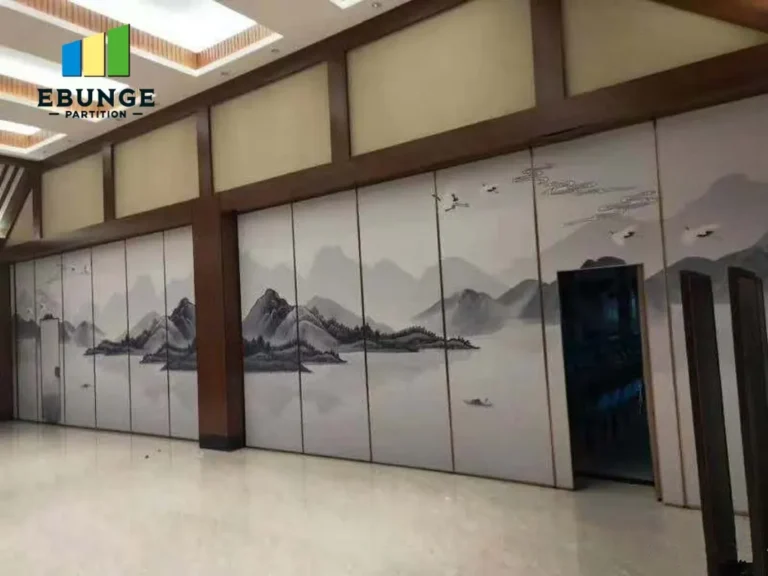 conference room with sliding partition wall cost project review