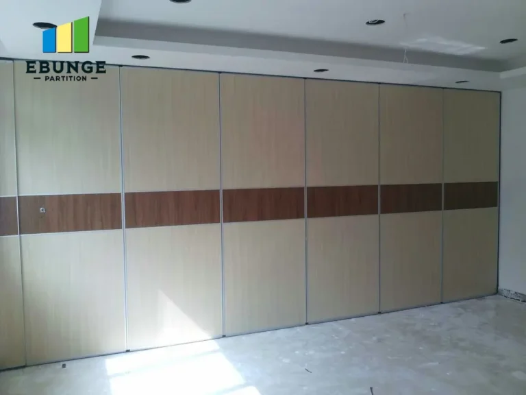 sliding partition wall cost top hung track system